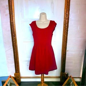 Eyelash Couture Red Dress Junior Size Medium